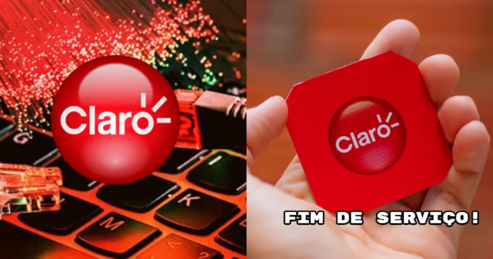 Claro confirma fim de serviço (Foto: Montagem)