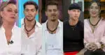 Enquete da roça de A Fazenda 16: Flor, Gui, Luana, Sacha e Yuri (Foto: Reprodução/Montagem TV Foco)