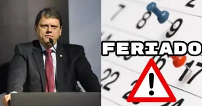 Tarcísio ciente: Feriado prolongado é confirmado sexta (24) em cidade em SP