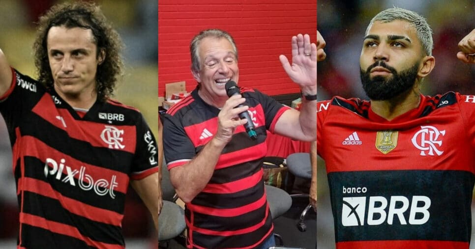 R$44M e adeus com David Luiz e Gabigol: Flamengo tem +1 saída (Foto: Reprodução/Montagem TV Foco)