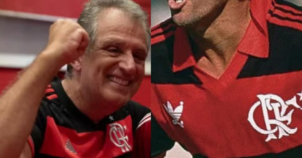 “Maior prazer”: Bap arma retorno de camisa 10 ao Flamengo (Foto: Reprodução/Montagem TV Foco)