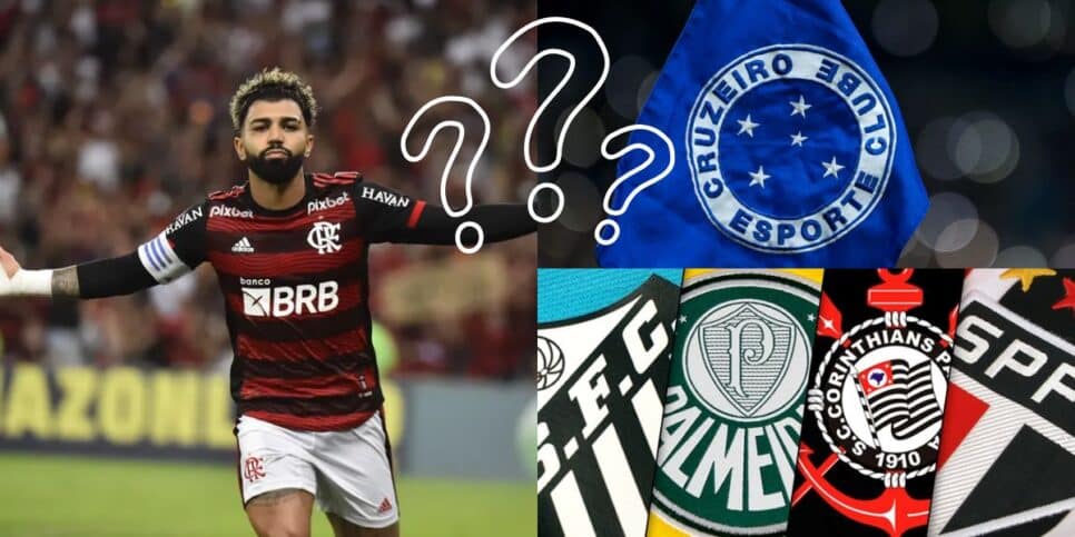 Gabigol pode jogar em gigante de SP ao invés do Cruzeiro (Reprodução: André Durão / Montagem TV Foco)