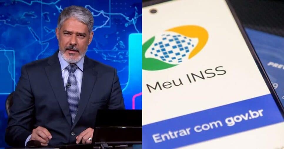 Jornal Nacional - INSS (Foto: TV Globo)