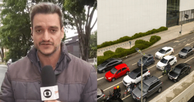 Tiago Scheuer deu notícia no Bom Dia SP (Foto: TV Globo)