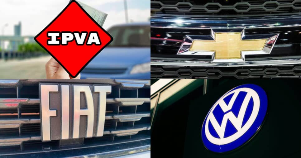 Esses modelos da Volkswagen, Chevrolet e Fiat tem IPVA zerado (Foto: Divulgação)