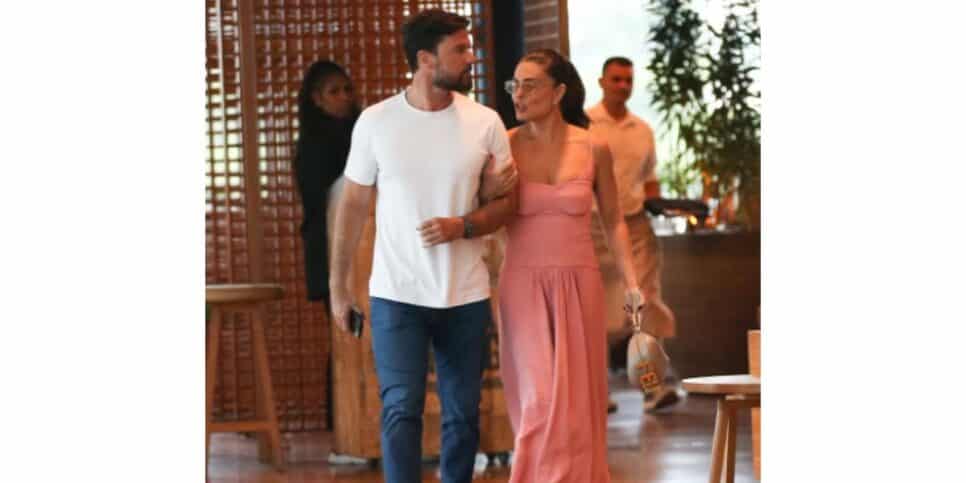 Juliana Paes é flagrada em clima de romance com o marido (Foto: EDSON DOUGLAS/ Agnews) 