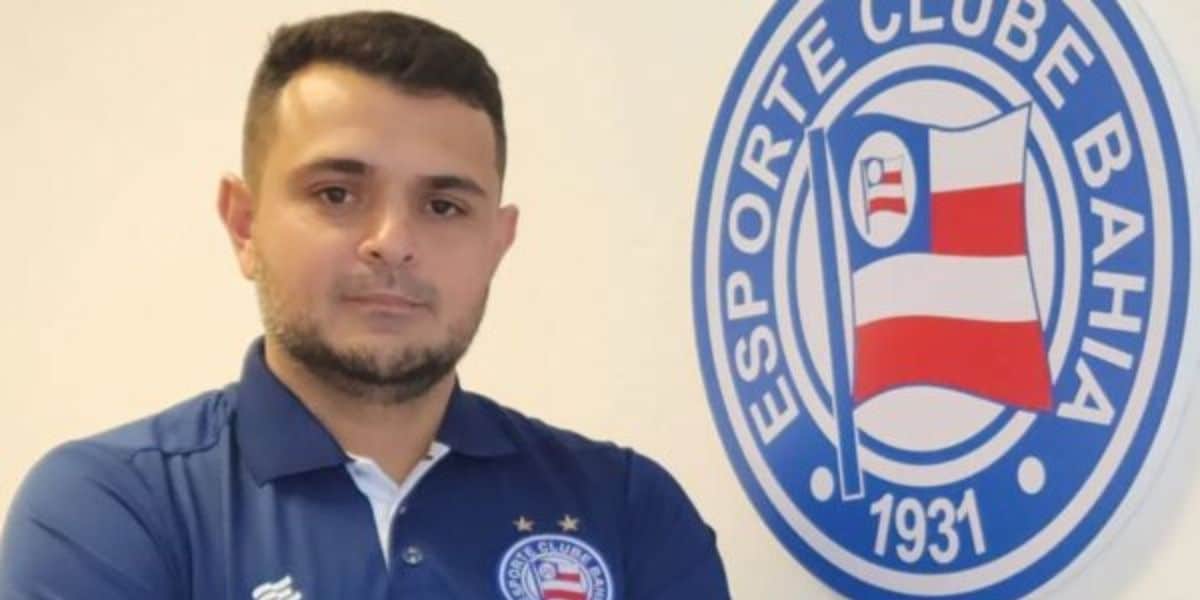 Leonardo Galbes chega para comandar o sub20 do Bahia (Reprodução: Bahia/Divulgação)