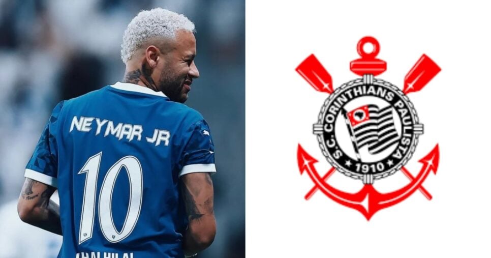 Quentinha de Neymar Jr. no Corinthians chega em anúncio - (Montagem / TV FOCO)