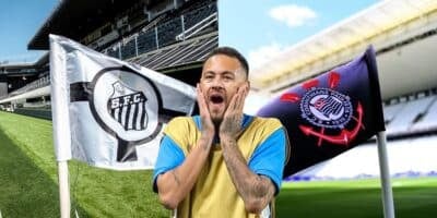 Neymar crava sobre jogar no Corinthians (Reprodução: Marcos Ribolli)