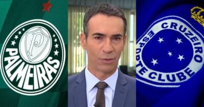 Tralli comunica perda de reforço do Cruzeiro por culpa do Palmeiras - (Montagem / TV FOCO)