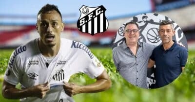 Pedro Caixinha, Marcelo Teixeira e Pituca (Foto: Reprodução / Santos / Montagem TV Foco / Canva)