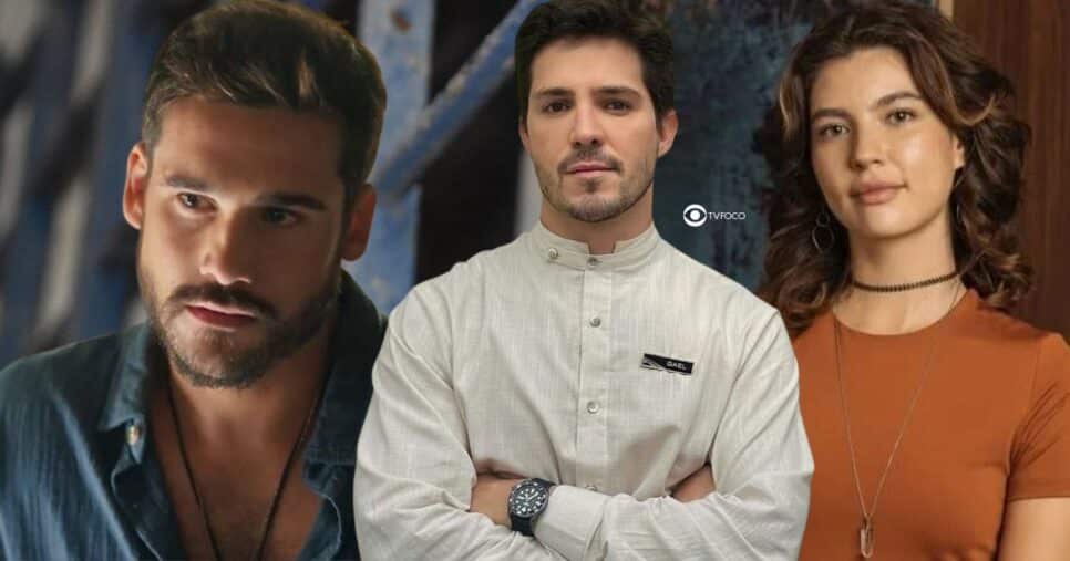 Rudá, Gael e Michele em Mania de Você (Foto: Reprodução / Globo / Montagem TV Foco)