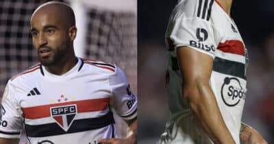 R$5M e ADEUS a Lucas: Rubro-Negro quer craque do São Paulo (Foto: Reprodução/Montagem TV Foco)