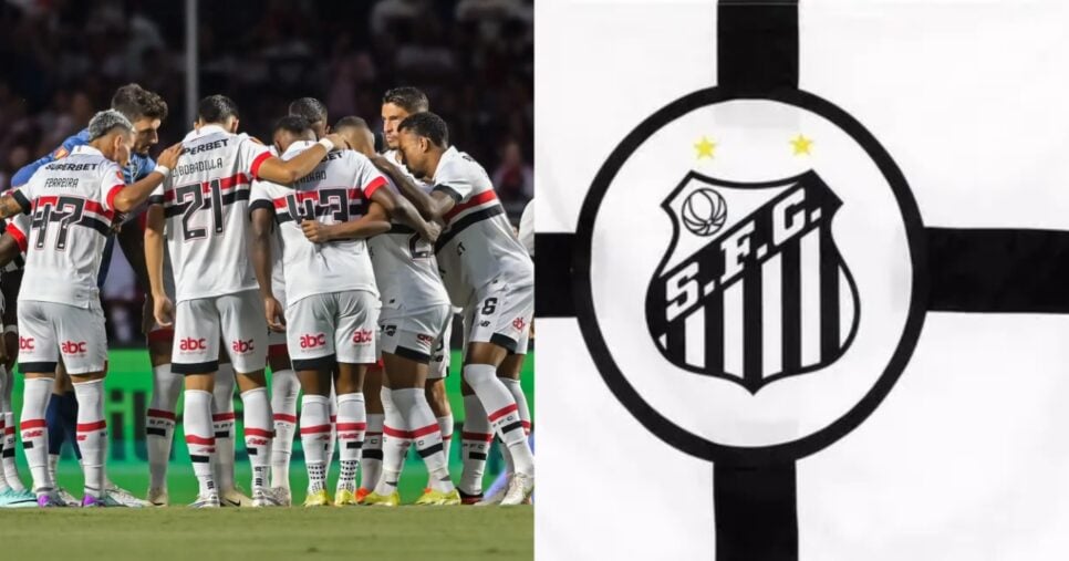 Santos libera PIX pra arrancar craque do Tricolor - (Montagem / TV FOCO)