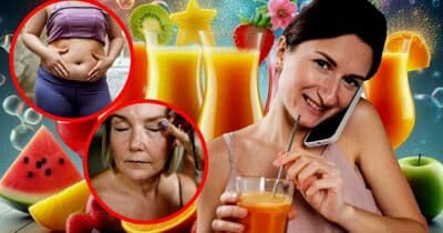 Suco detox reduz o inchaço e desacelera os efeitos do envelhecimento (Foto Reprodução/Montagem/Lennita/Tv Foco/Canva/Pinterest)