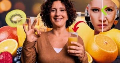 Suco milagroso a base de laranja aumenta imunidade e dispara o colágeno (Foto: Reprodução/Montagem/Lennita/TV Foco/Canva/Internet)