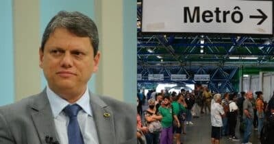 Tarcísio de Freitas confirmou novidades sobre o Metrô (Foto: Agência Brasil)