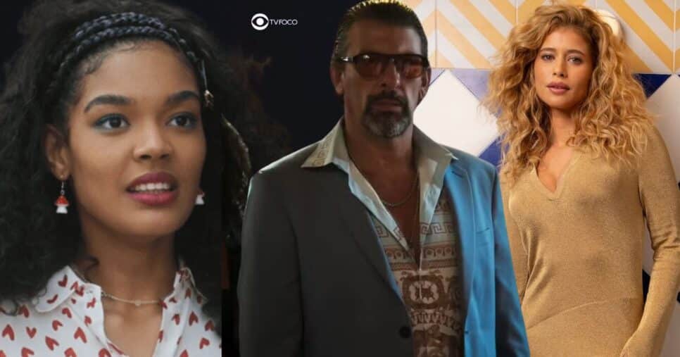 Tati, Osmar e Roxelle em Volta por Cima (Foto: Reprodução / Globo / Montagem TV Foco)