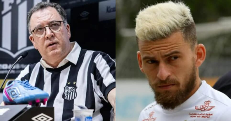 Lucas Lima, dupla de Gil +5 saídas: Santos sofre 3 viradas (Foto: Reprodução/Montagem TV Foco)