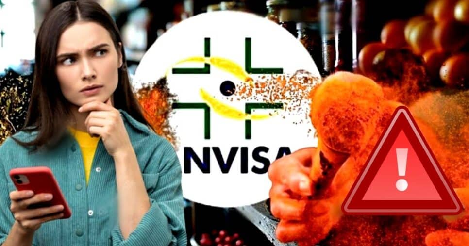 ANVISA determinou a proibição de tempero popular após risco fatal (Foto Reprodução/Montagem/Lennita/Tv Foco/Canva/ANVISA)