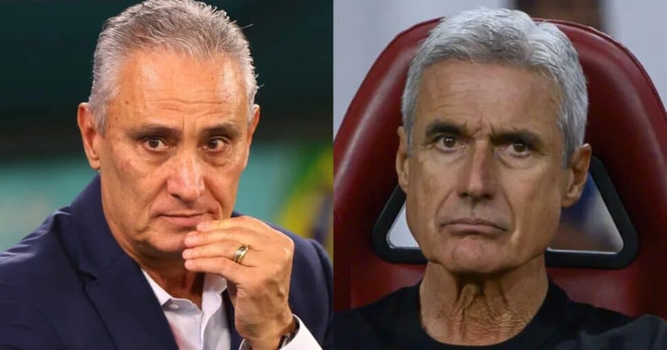 Luís Castro e Tite - Foto Reprodução Internet