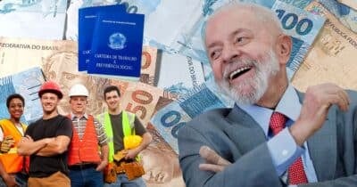 Trabalhadores, carteira de trabalho e Lula (Foto: Reprodução / Canva / Gov / Montagem TV Foco)