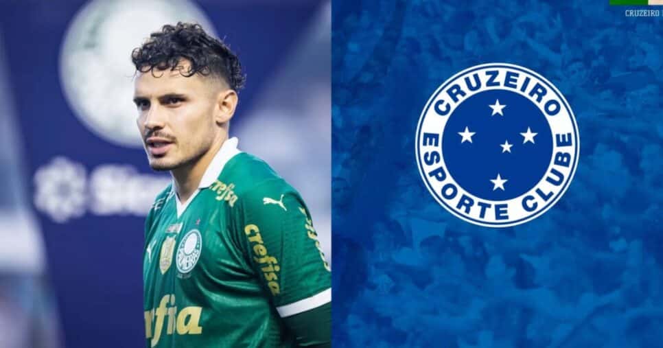 Veiga tem saída anunciada do Palmeiras e contratação no Cruzeiro - (Montagem / TV FOCO)