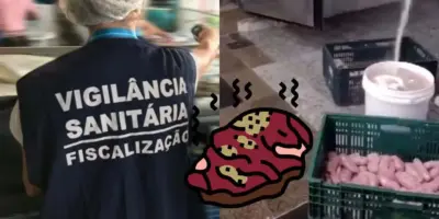 100kg de carne podre: Vigilância Sanitária interdita açougue popular em SP após descoberta alarmante em 2024