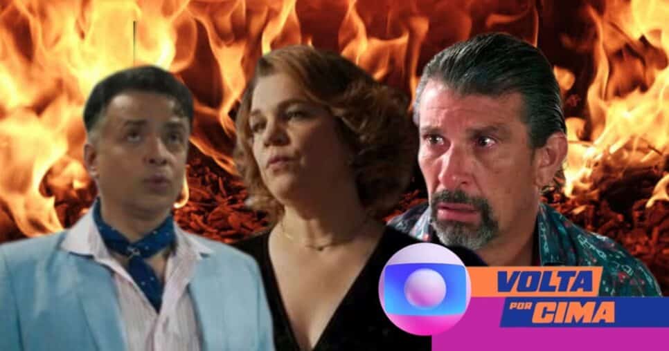 Violeta à beira da prisão, Osmar sem chão e Gigi desmascarada: 3 viradas incendeiam Volta Por Cima (Fotos: Reprodução/ TV Globo/ Montagem TV Foco)