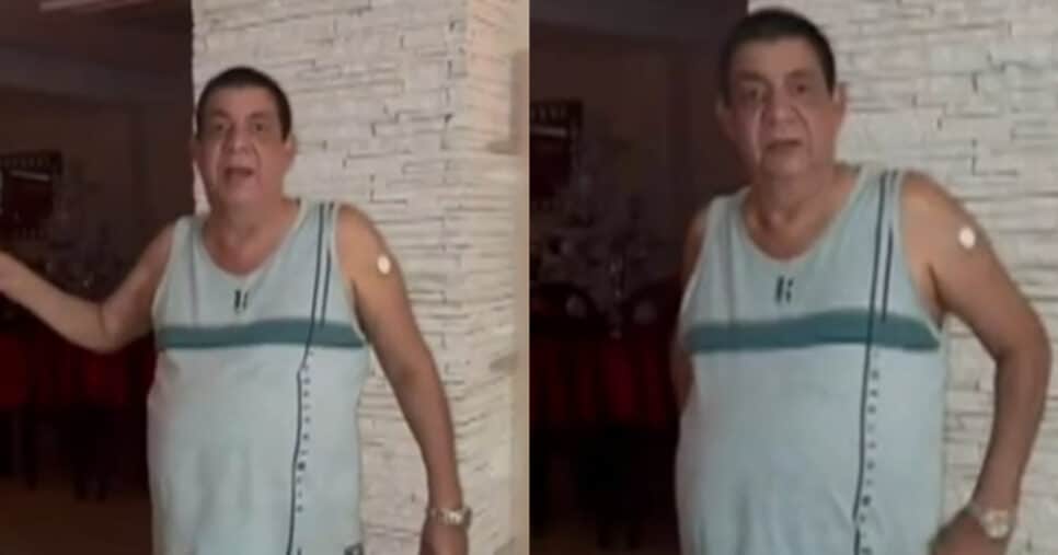 Jornal da Globo para com notícia de Zeca Pagodinho: "Sofrendo" (Foto: Reprodução/Montagem TV Foco)