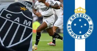 Atlético Mineiro, Júnior Santos e Cruzeiro (Reprodução - Internet)