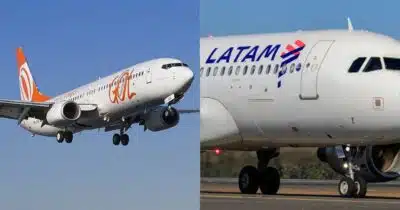 Aviões da Gol e Latam (Fotos: Reproduções / Igor Santorsula / Plane Spotters / Divulgação)