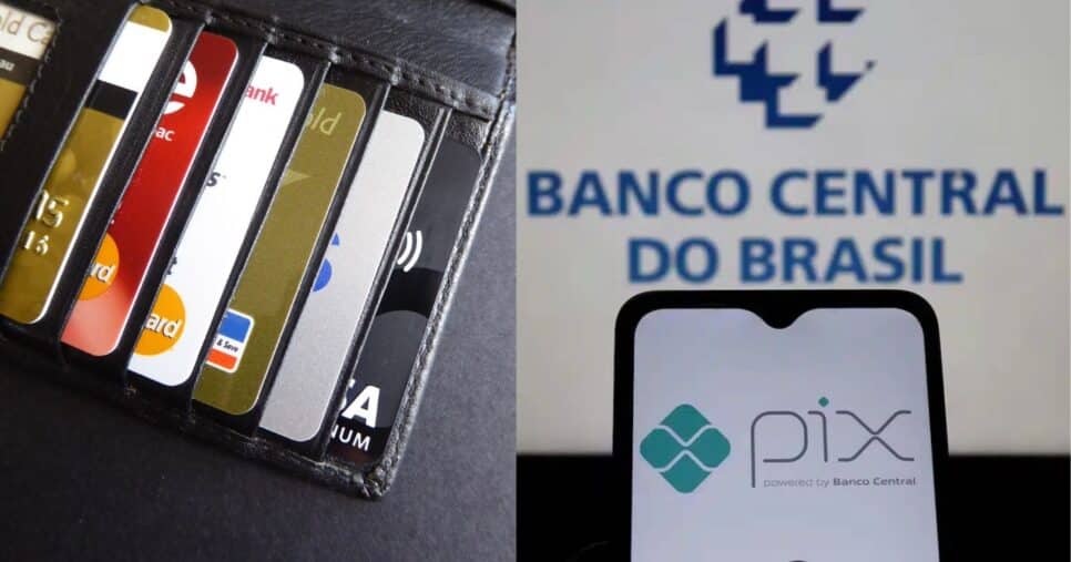 Banco Central com cartão de crédito e PIX - Foto Reprodução Internet