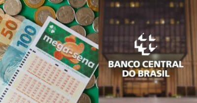 Banco Central e Mega-Sena na poupança - Foto Reprodução Internet