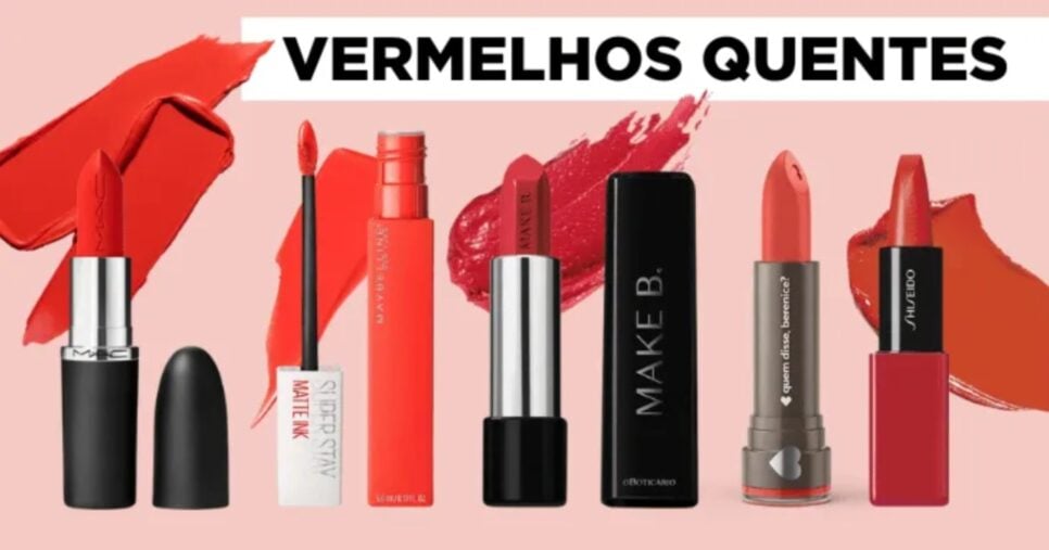 Batons vermelhos quentes (Foto: Reprodução/ Internet)