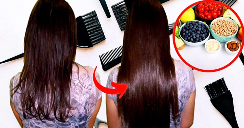 Descubra os 5 alimentos que fazem o cabelo crescer no modo turbo (Foto: Reprodução/Montagem/Lennita/Tv Foco/Canva)