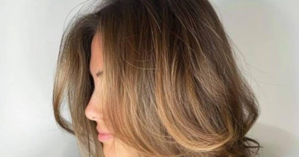 Cabelo com movimento