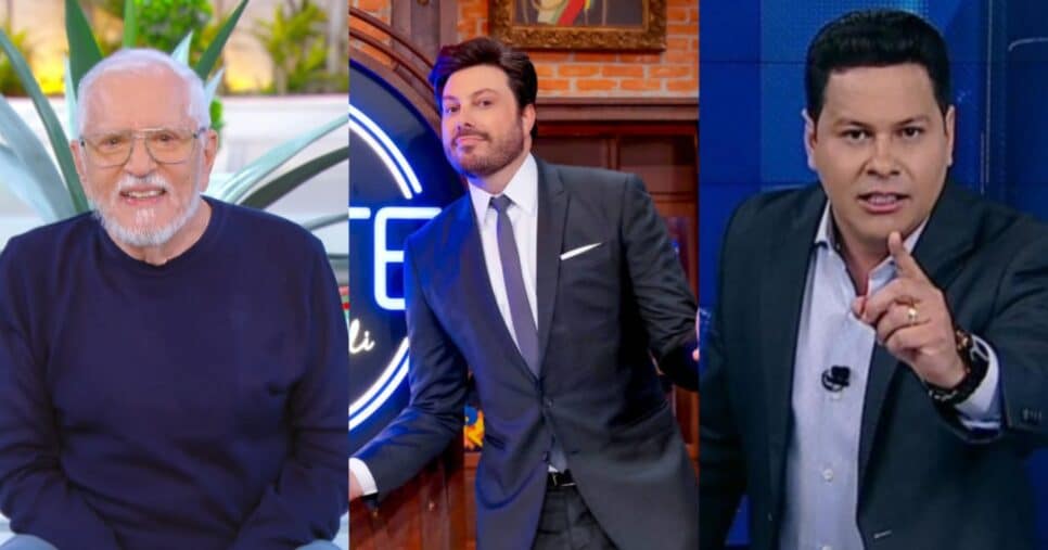 Carlos Alberto, Gentili e Marcão do Povo bomba audiência do SBT (Foto: Divulgação)