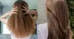 Siga os passos para manter o cabelo liso (Reprodução: Montagem TV Foco)