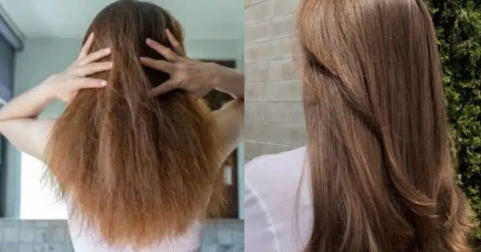Siga os passos para manter o cabelo liso (Reprodução: Montagem TV Foco)