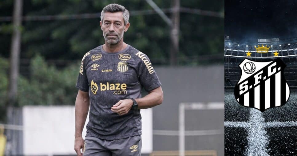 Foto | Reprodução: Raul Baretta / Santos FC - Montagem Lucas Gioia Tv Foco