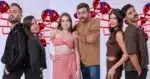 Edilberto e Raíssa; Vitória e Mateus; Dani e Diego estão no paredão do BBB25 (Foto: Reprodução/ Internet)
