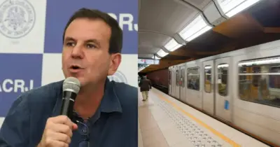 Eduardo Paes ciente: Paralisação de 5 estações de metrô no RJ e +2 de trens no RJ atingem cariocas no RJ