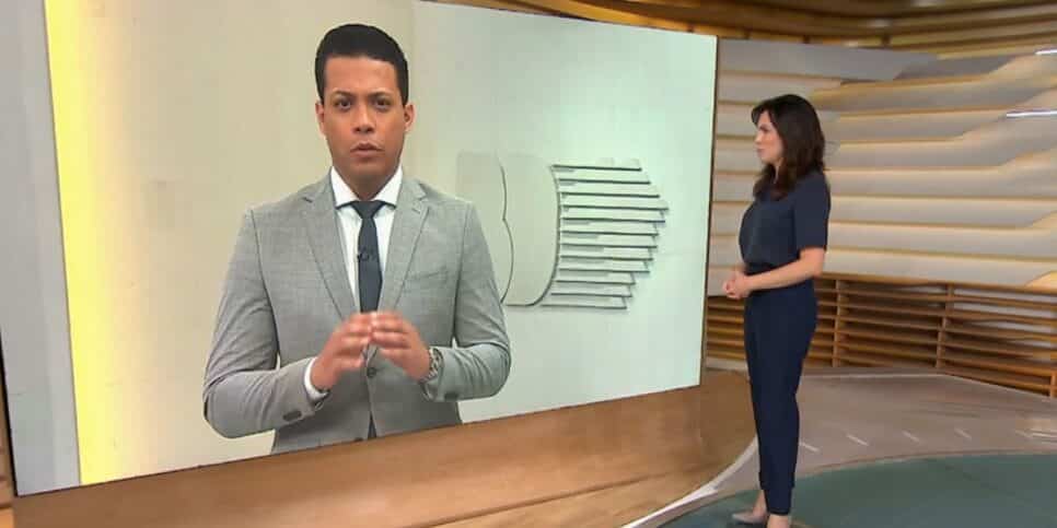 Fred Ferreira e Ana Paula Araújo no Bom Dia Brasil (Foto: Reprodução / Globo)