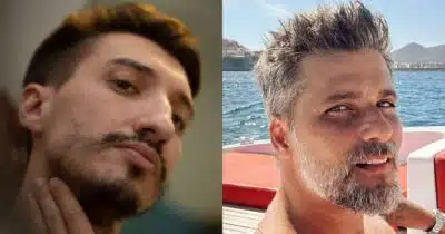 Homem com barba falha e Bruno Gagliasso (Fotos: Reproduções / Canva / Instagram)