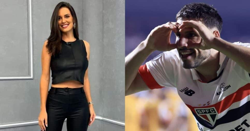 Lívia Nepomuceno e Calleri no São Paulo (Reprodução - Internet)