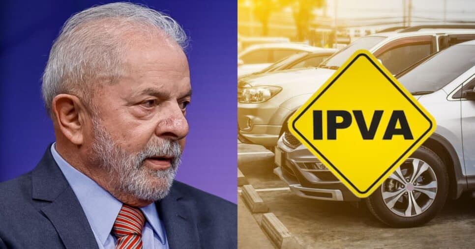 (Lula, carros e placa IPVA Fotos: Reproduções / Ricardo Stuckert / Canva)