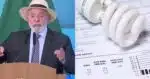Lula e ilustração conta de luz (Fotos: Reproduções/ Globo / Canva)
