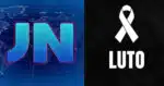 Luto - Jornal Nacional (Foto: Reprodução)