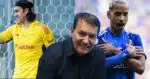 Matheus Pereira (Foto: Gustavo Aleixo/ Cruzeiro), Cássio e Pedrinho (Gustavo Aleixo - Cruzeiro)